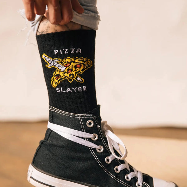 Pizza Slayer Crew Socks