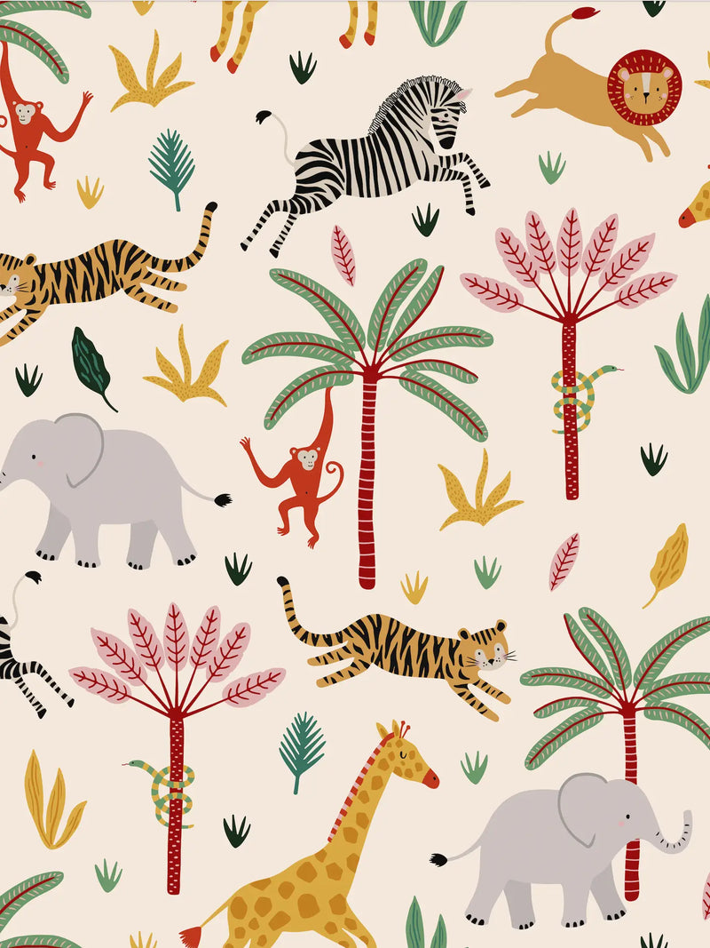 Kids Bamboo Pajamas - Safari