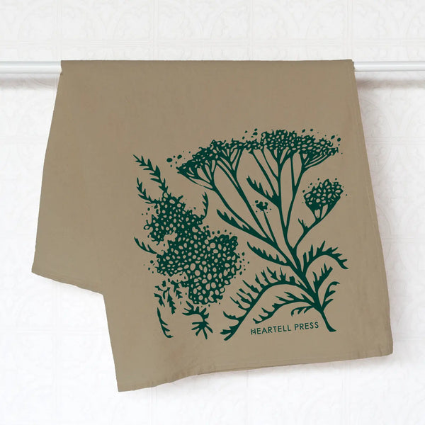 Yarrow Natural Dye Generous Kitchen Towel