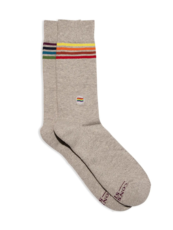 Socks That Save LQBTQ Lives - Rainbow Stripe