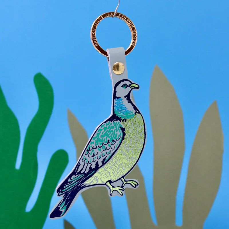 Feral Pigeon Key Fob