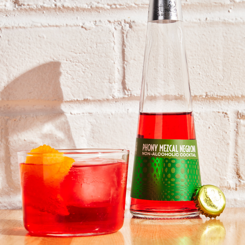 St. Agrestis Non-Alcoholic Phony Mezcal Negroni.