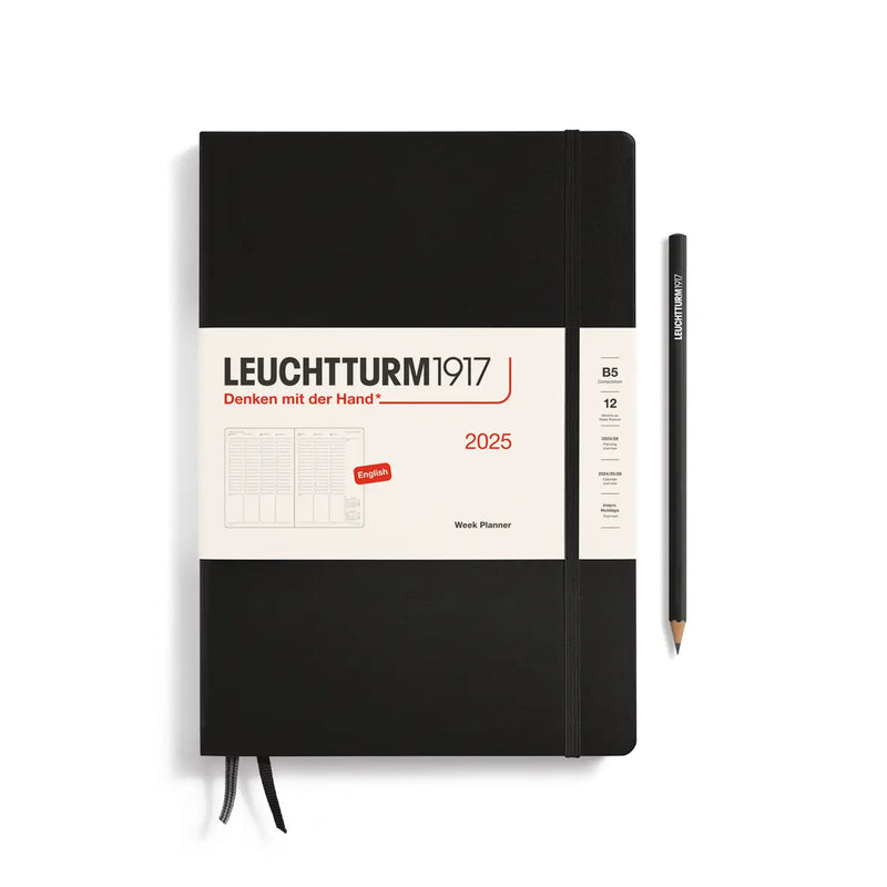 Leuchtturm Hardcover '2025 Weekly Planner' Composition B5