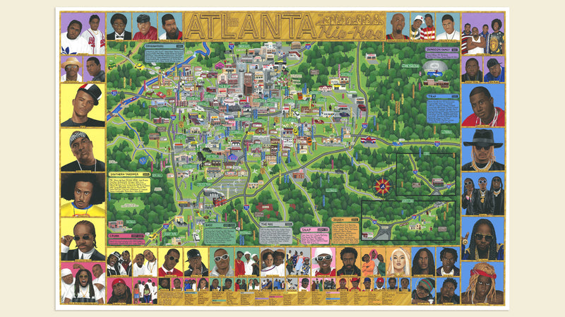 Atlanta Rap Map