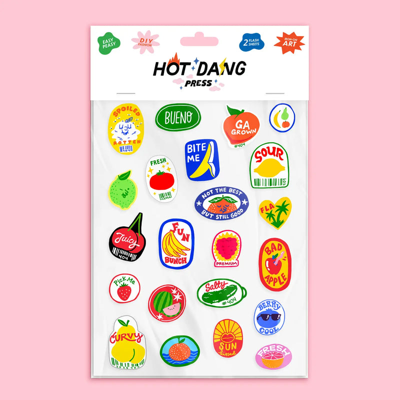 Hot Dang Press Iron-On Patches