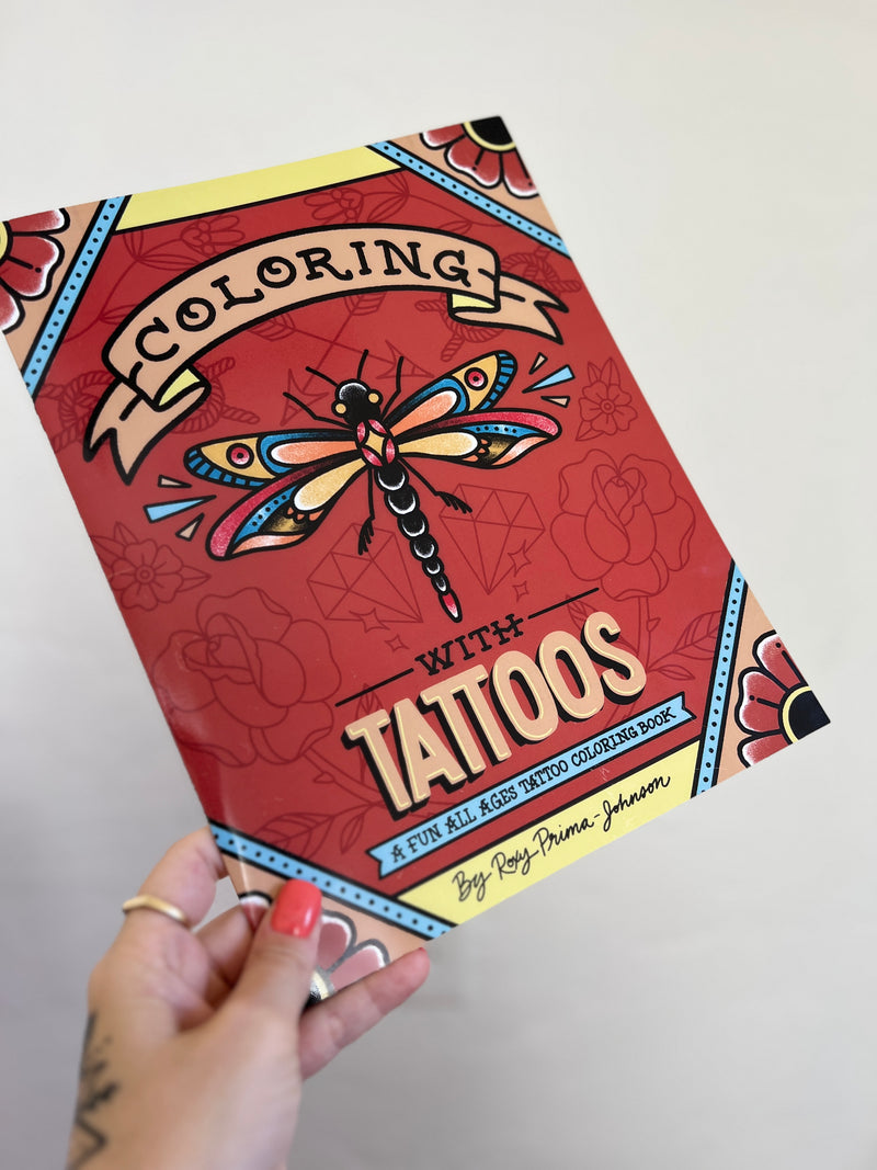 Tattoo Coloring Book, Roxy Prima-Johnson