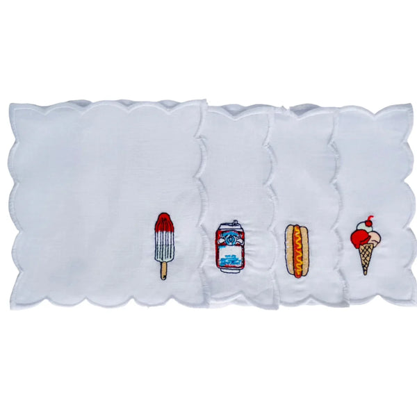 Summer Treats Cocktail Napkins - Set of 4