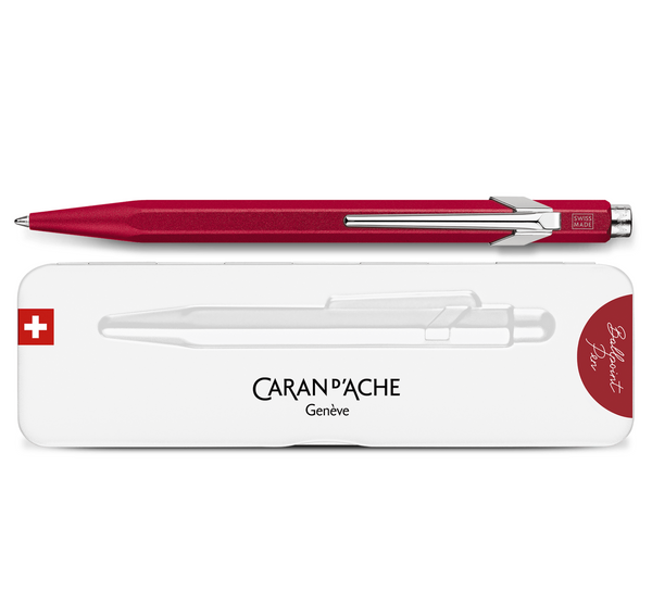 Caran D'Ache 849 Ballpoint Pen in Aluminum Case