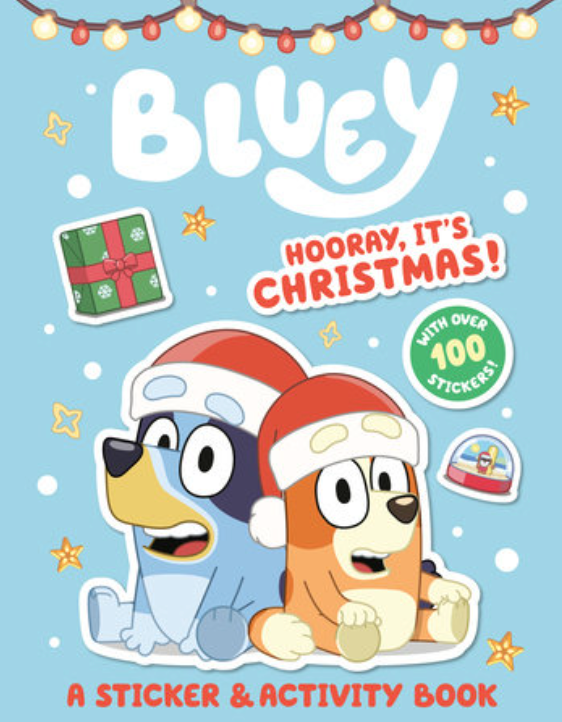 Bluey: Hooray, It's Christmas!, A Sticker & Activity Book