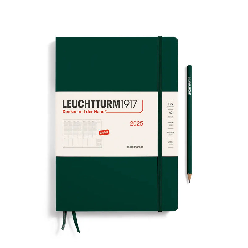 Leuchtturm Hardcover '2025 Weekly Planner' Composition B5