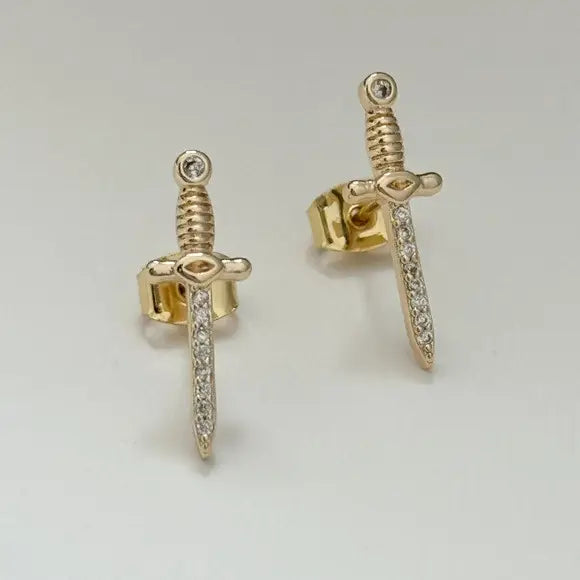 Dagger Stud Earrings