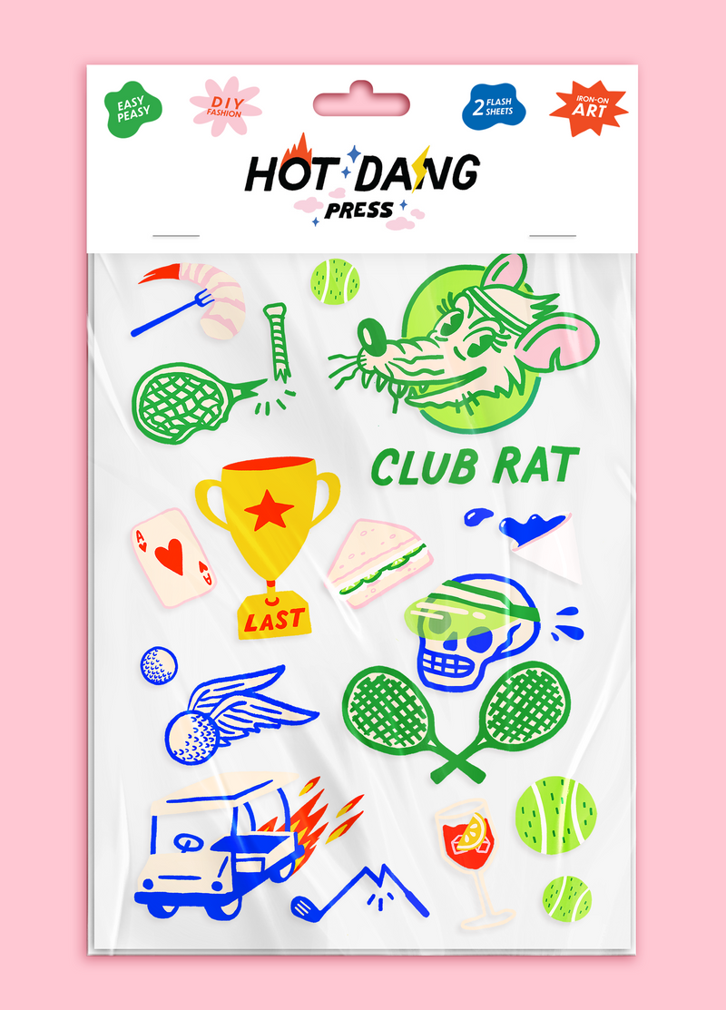 Hot Dang Press Iron-On Patches