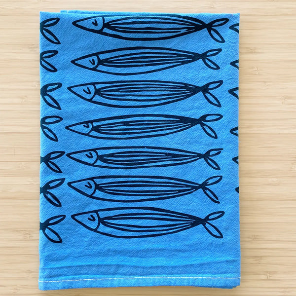 Sardines Tea Towel