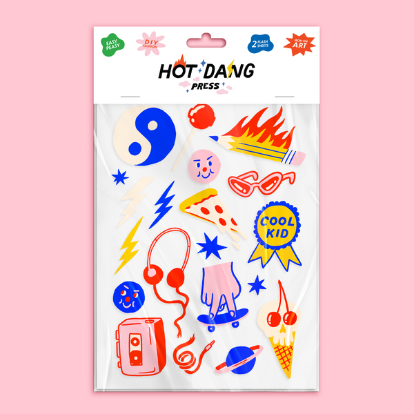 Hot Dang Press Iron-On Patches