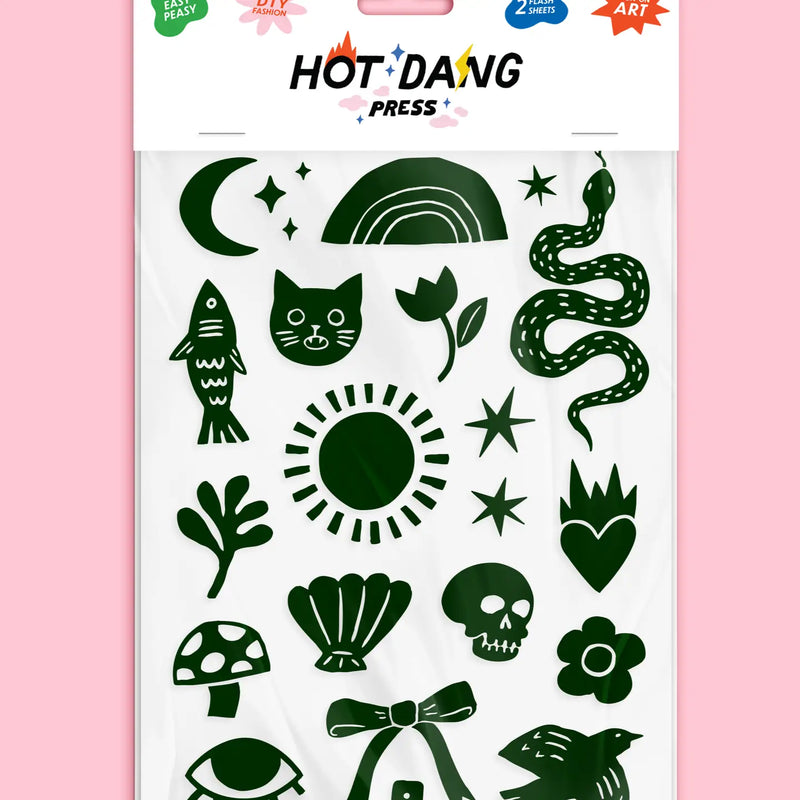 Hot Dang Press Iron-On Patches