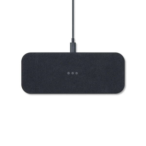 Catch:2 - Essentials Linen Wireless Charger - Dual Charging