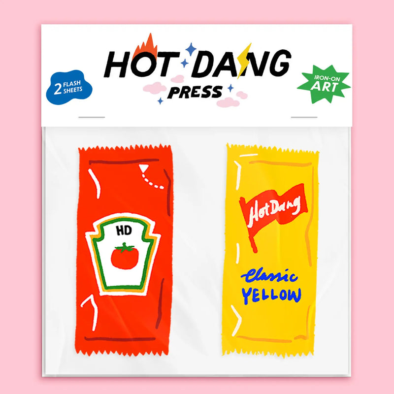 Hot Dang Press Iron-On Buddies