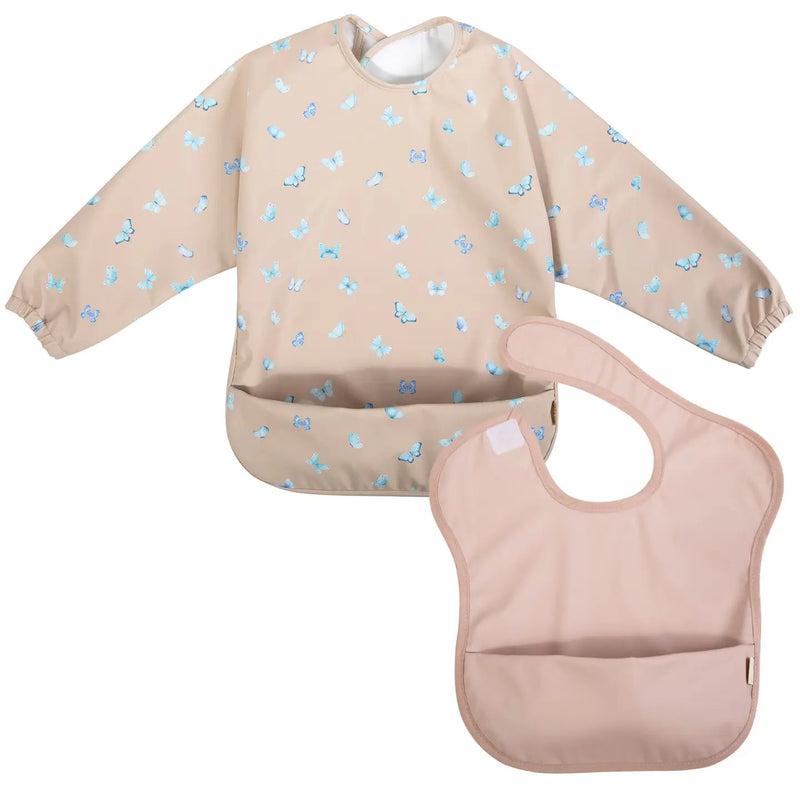 Smock Bib (2-pc) Long & Short Sleeve Set