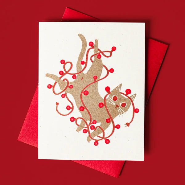 Tangled String Lights Card