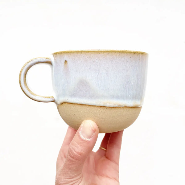 Buff Cappuccino / Coffee / Tea Mug with Opal Glaze