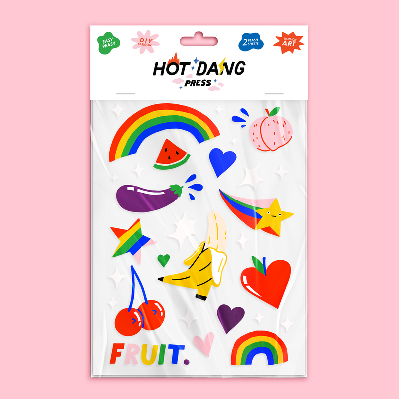 Hot Dang Press Iron-On Patches