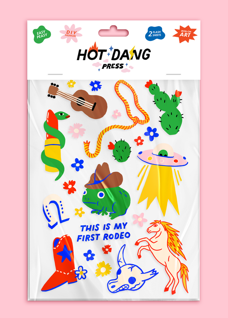 Hot Dang Press Iron-On Patches