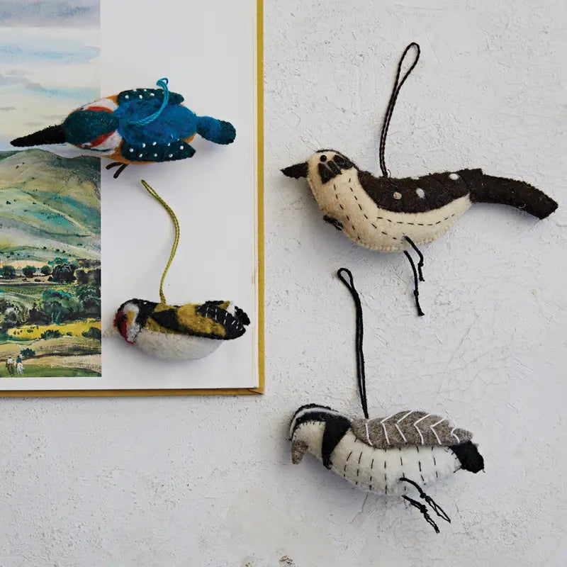 Handmade Felt Bird Ornament