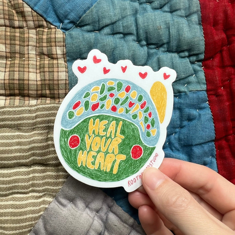 Meredith Anne White Heal Your Heart Sticker