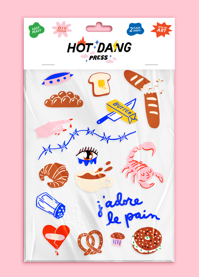 Hot Dang Press Iron-On Patches