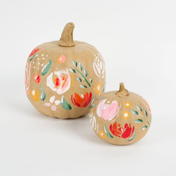 Hand Painted Paper Pumpkins