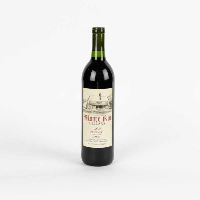 Monte Rio Old Vine Zinfandel, 2021, 750ml