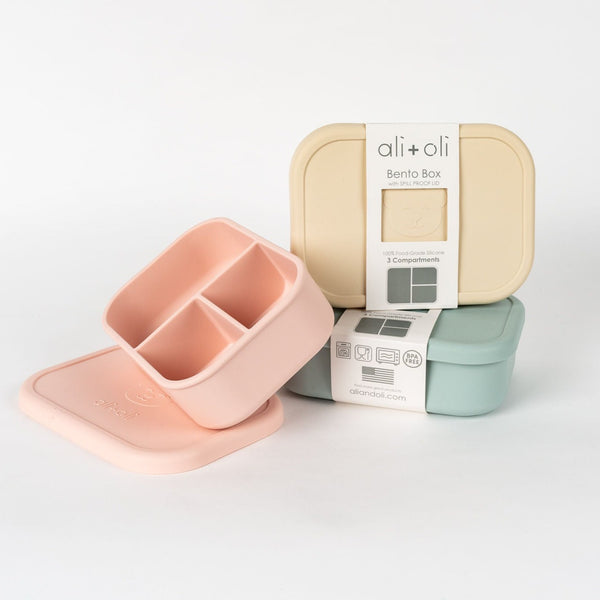 Ali + Oli - Leakproof Silicone Bento Box, Coco